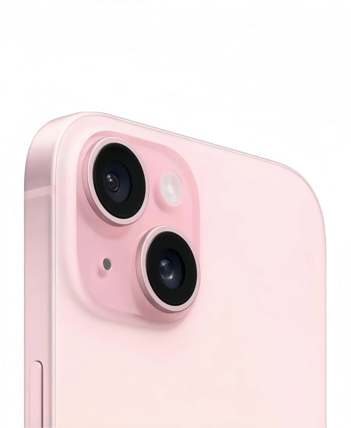 iPhone 15 rosa camaras