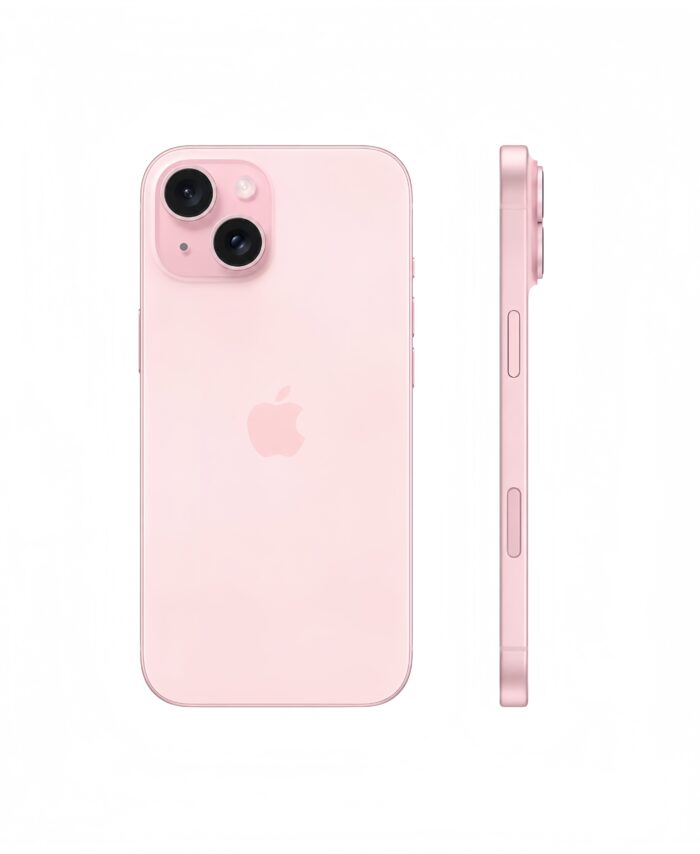 iPhone 15 rosa tapa trasera