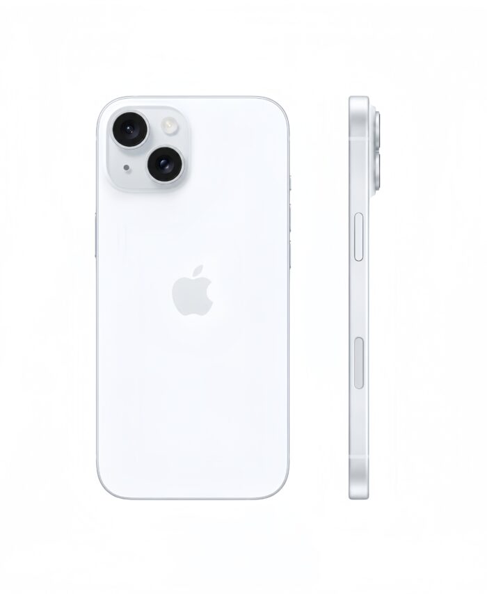 iPhone 15 blanco tapa trasera