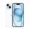 iPhone 15 celeste pantalla