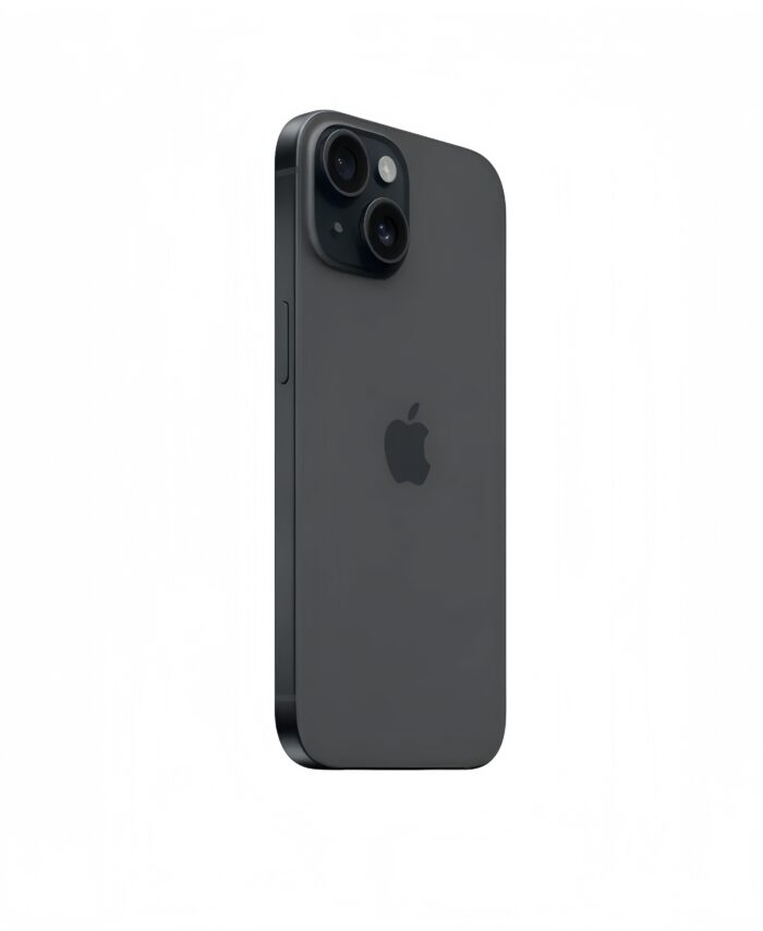 iPhone 15 negro lateral