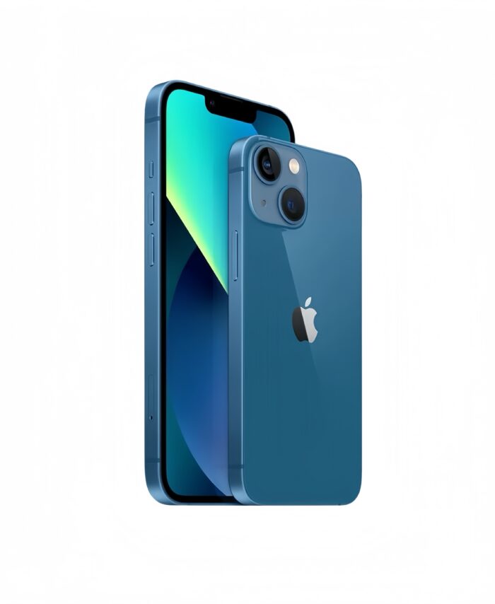iPhone 13 azul costado lateral