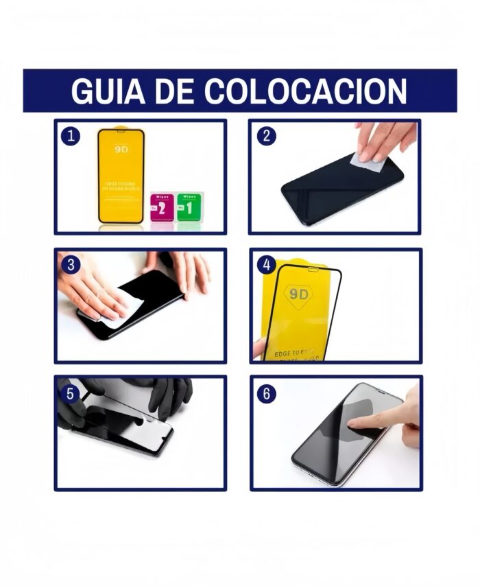 Vidrio templado modo de uso