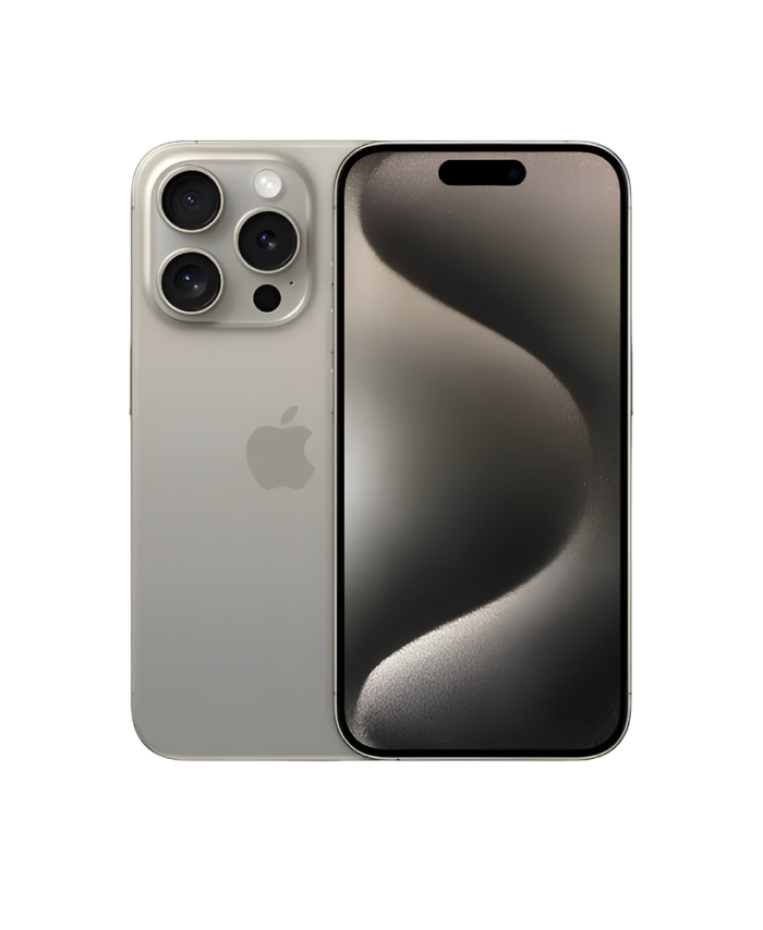 iPhone 15 Pro gris pantalla