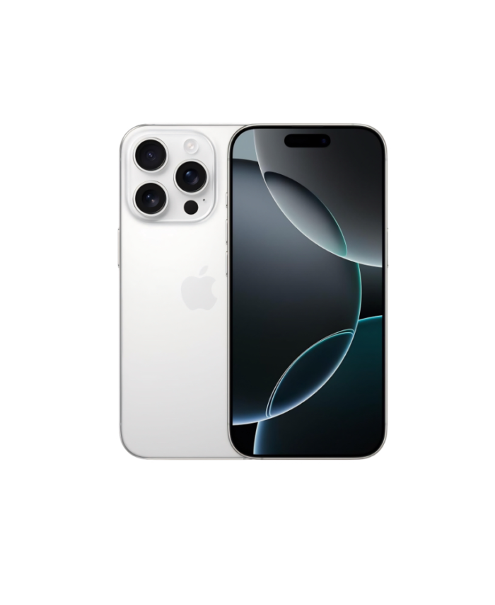 iPhone 15 Pro blanco frente