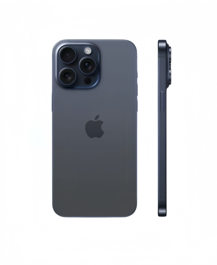 iPhone 15 Pro azul parte trasera
