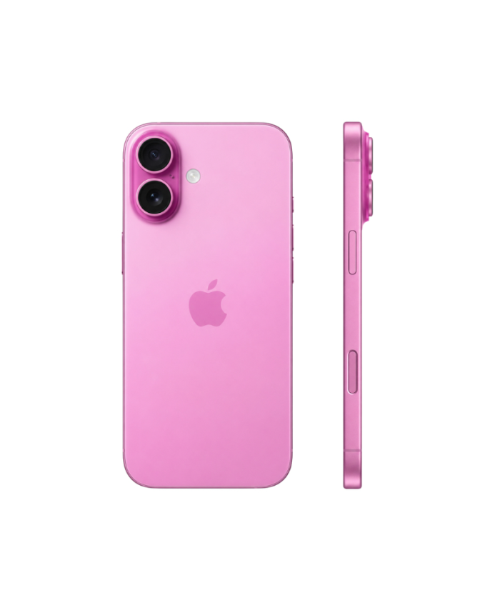 iPhone 16 rosa parte trasera