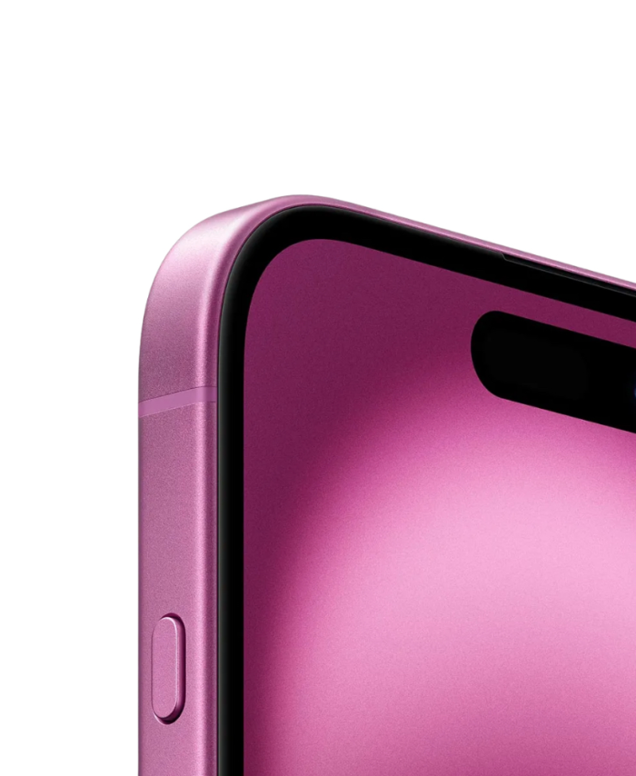 iPhone 16 rosa borde