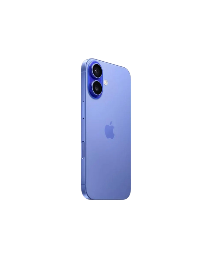 iPhone 16 azul parte lateral