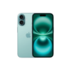 iPhone 16 verde agua pantalla