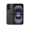 iPhone 16 negro pantalla