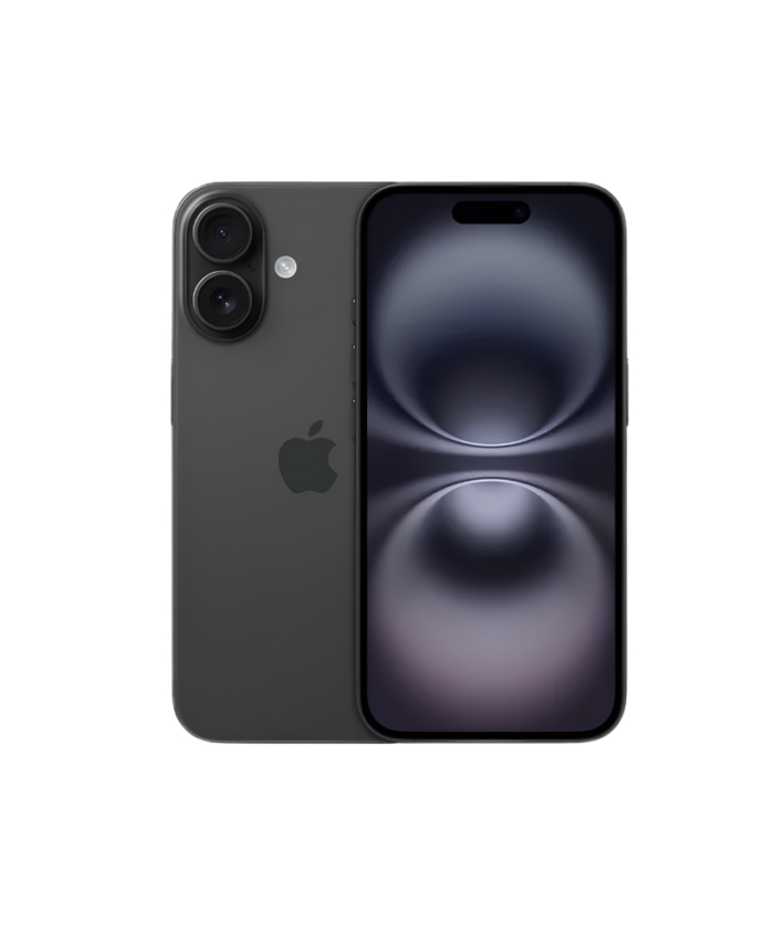 iPhone 16 negro pantalla