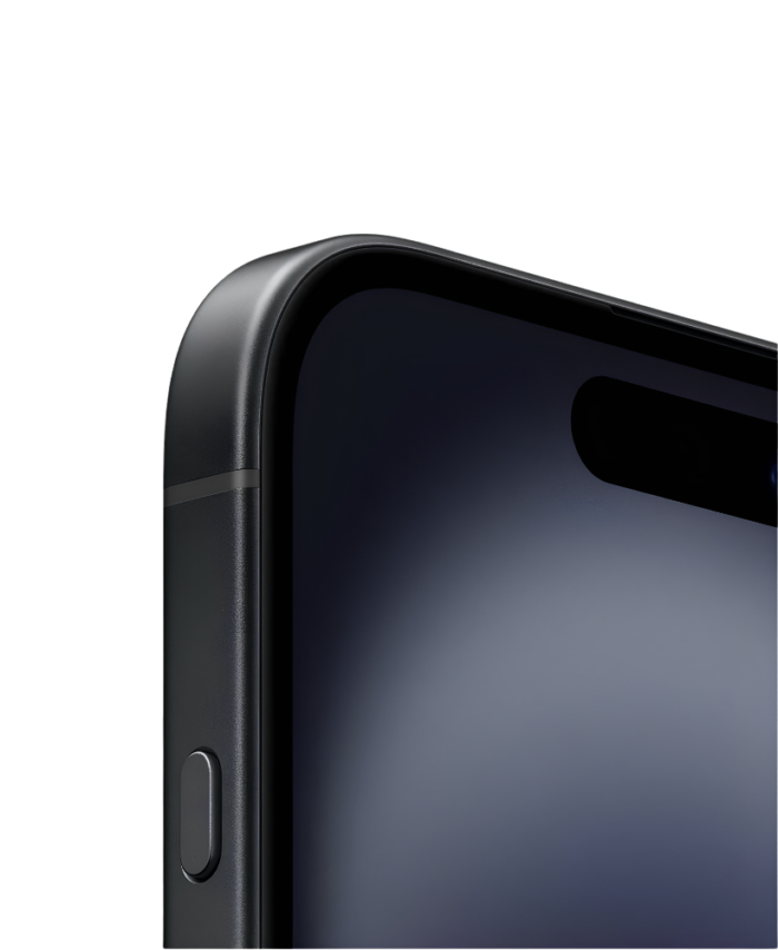 iPhone 16 negro borde