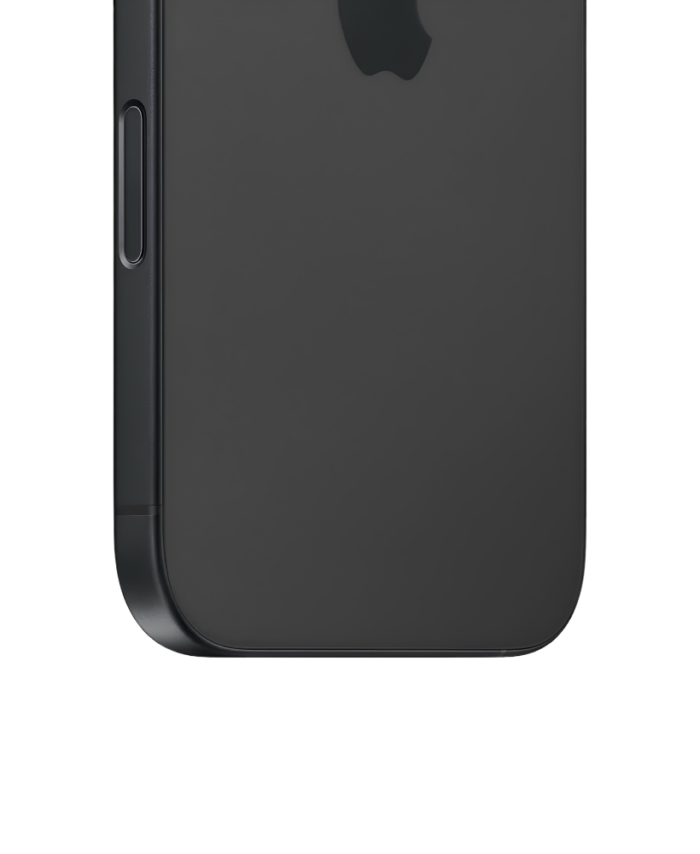 iPhone 16 negro zoom borde