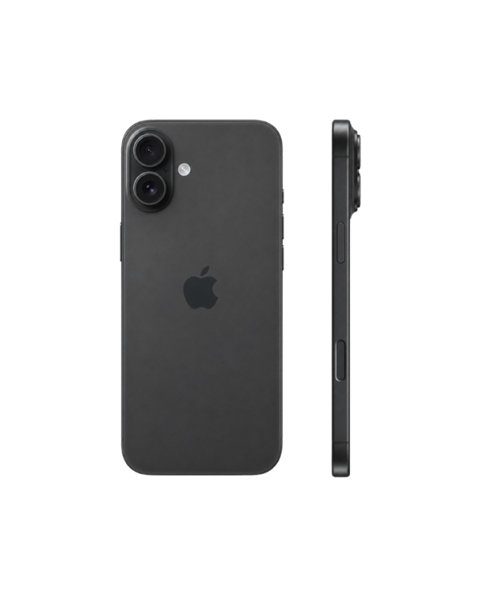 iPhone 16 negro parte trasera