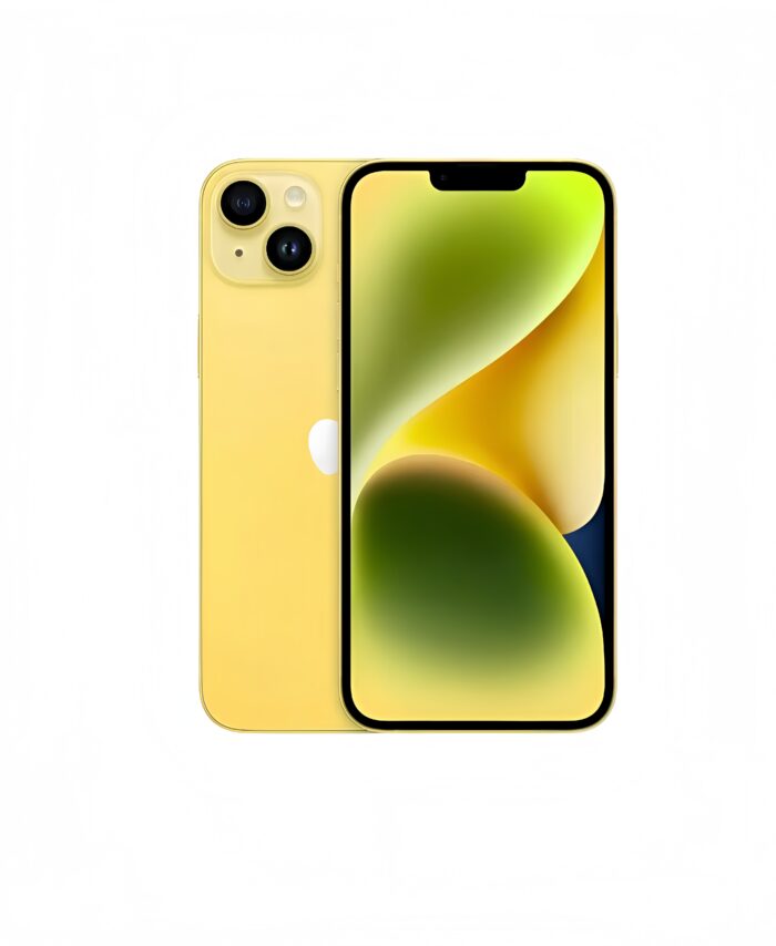 iPhone 14 amarillo pantalla
