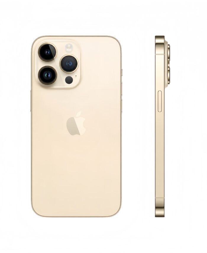 iPhone 14 Pro dorado parte trasera