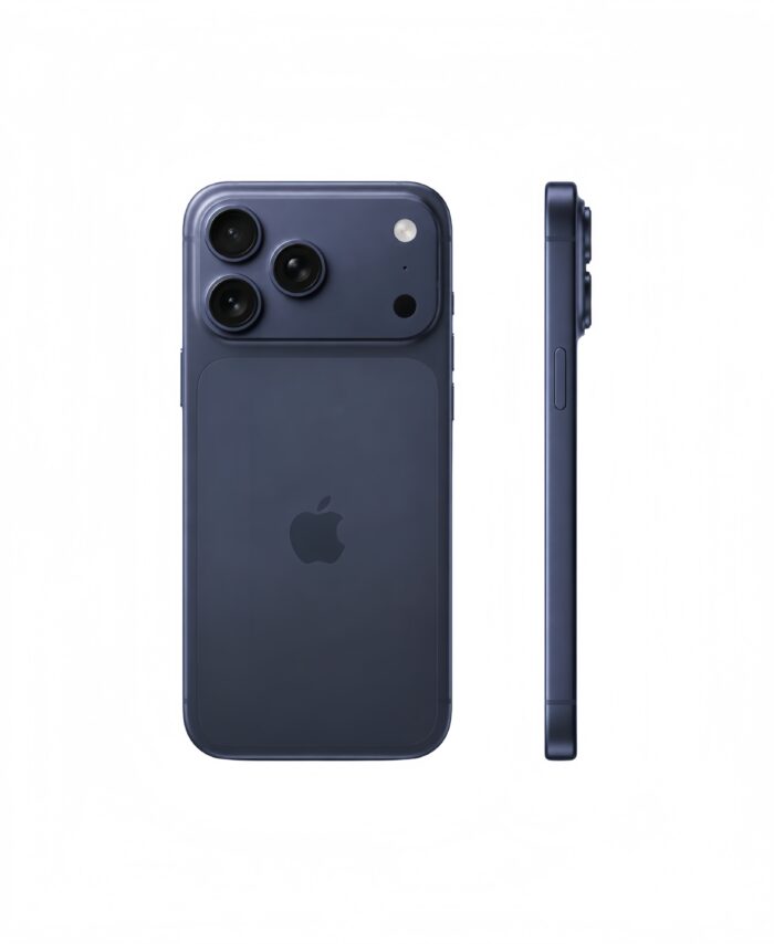 iPhone 17 Pro Max azul parte trasera