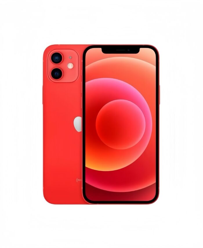iPhone 12 rojo pantalla