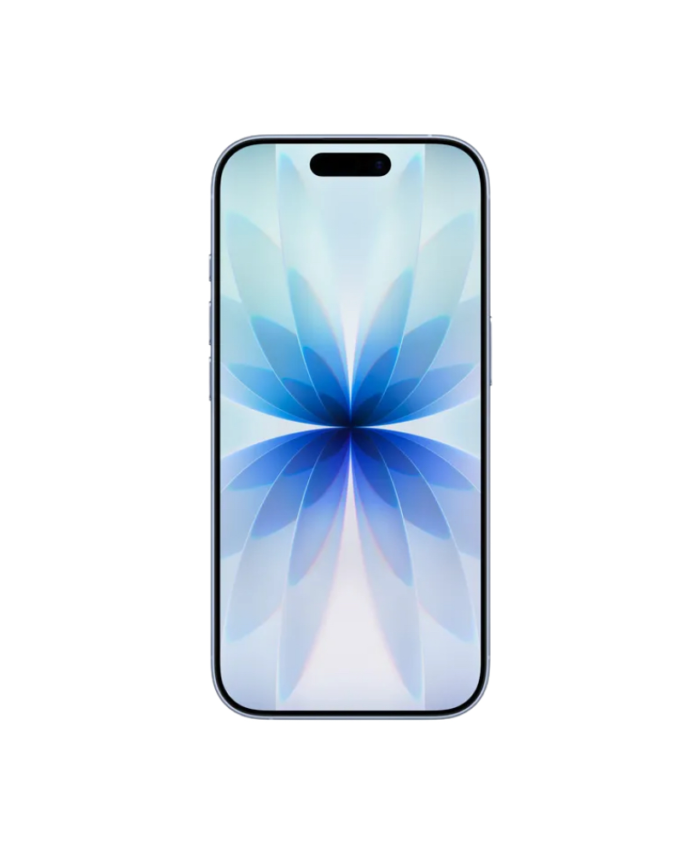 iPhone 17 azul pantalla