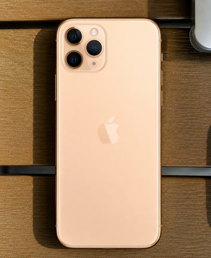 iPhone 11 pro rosa fondo madera