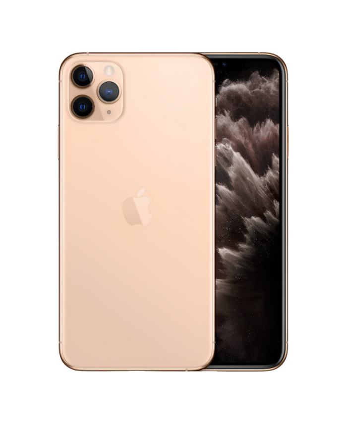 iPhone 11 pro dorado pantalla