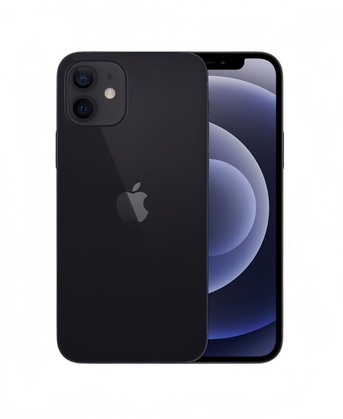 iPhone 12 negro frente pantalla