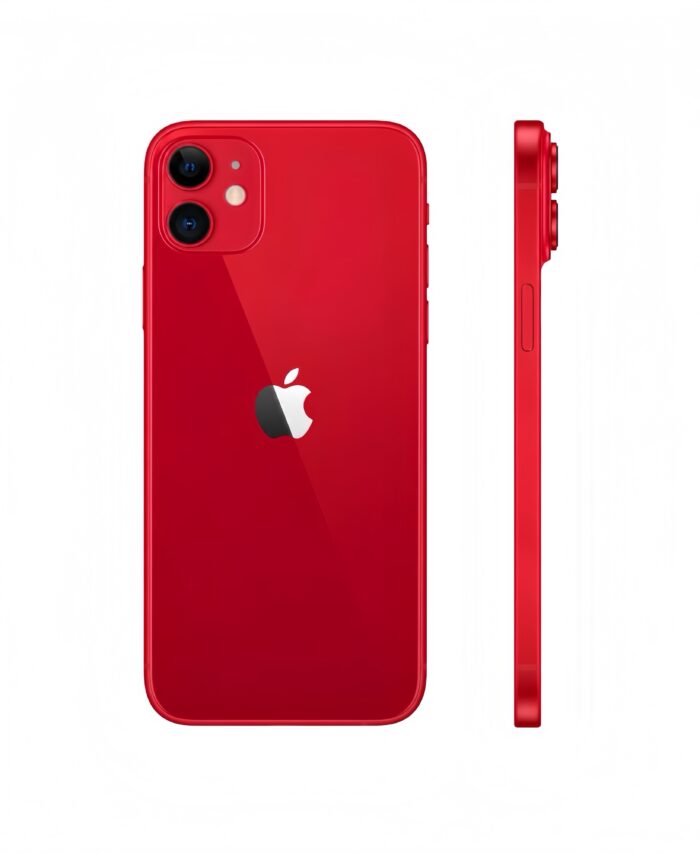 iPhone 11 rojo parte trasera