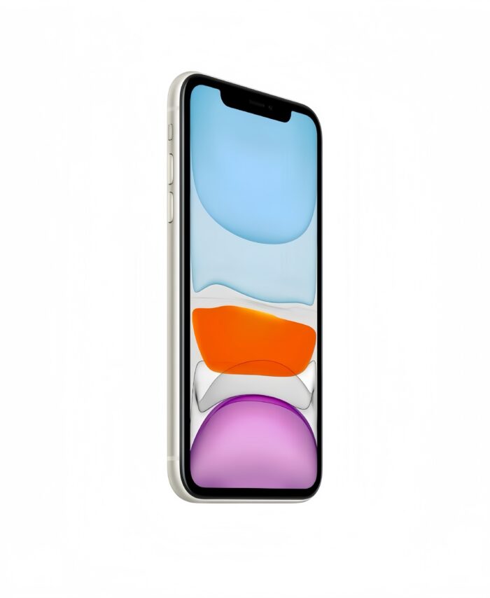 iPhone 11 blanco costado