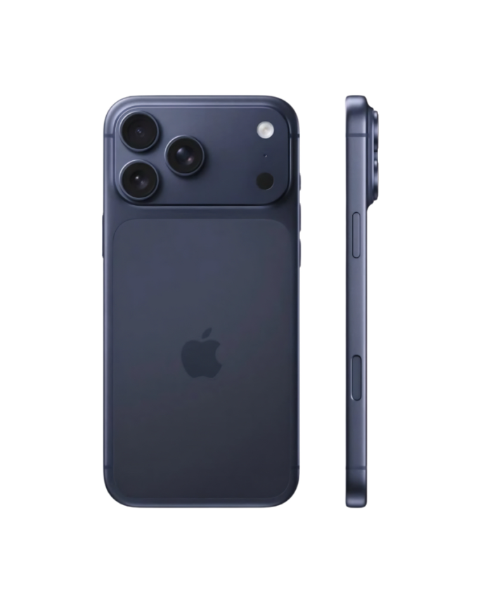 iPhone 17 pro azul parte trasera