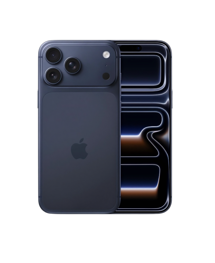 iPhone 17 pro azul pantalla